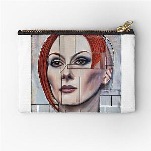 Portrait of Julianne Moore Zipper Pouch