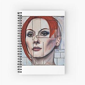 Portrait of Julianne Moore Spiral Notebook
