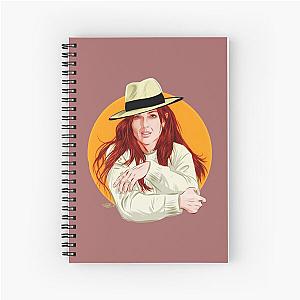 Julianne Moore - An illustration Spiral Notebook