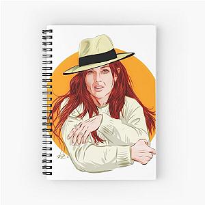 Julianne Moore - An illustration by Paul Cemmick Spiral Notebook