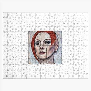 Portrait of Julianne Moore Jigsaw Puzzle
