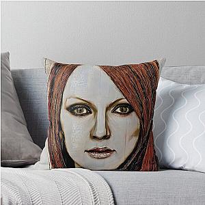 Face of Julianne Moore Throw Pillow