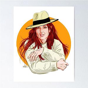 Julianne Moore - An illustration by Paul Cemmick Poster