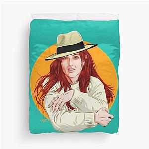 Julianne Moore - An illustration Duvet Cover