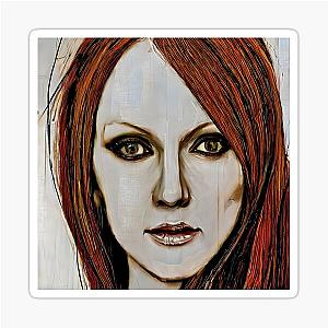 Face of Julianne Moore Sticker