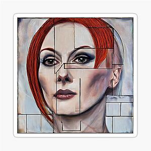 Portrait of Julianne Moore Sticker