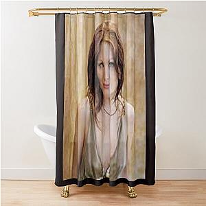 Julianne Moore - Poster Shower Curtain