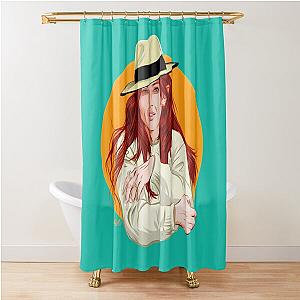 Julianne Moore - An illustration Shower Curtain