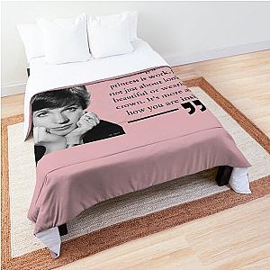 Julie Andrews Quote Comforter