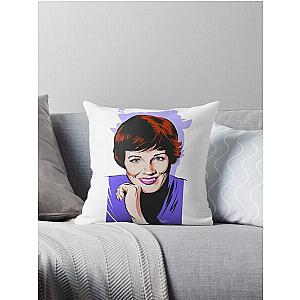 Julie Andrews funny Throw Pillow