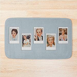 Julie Andrews Polaroids  Bath Mat