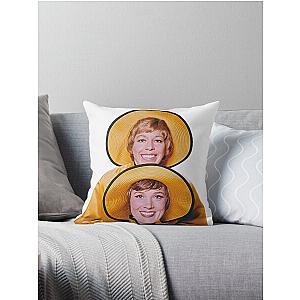 Julie Andrews and Carol Burnett Throw Pillow