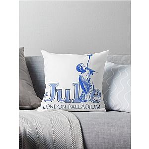 Julie Andrews Vintage Concert Shirt Throw Pillow