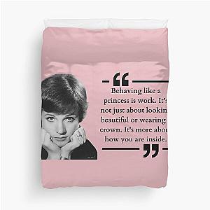 Julie Andrews Quote Duvet Cover