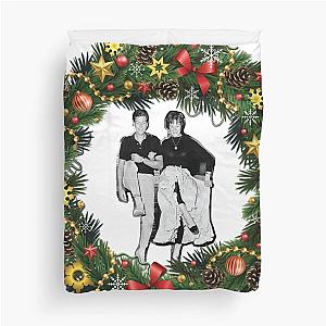 Dick Van Dyke and Julie Andrews in a Christmas Reef! Duvet Cover