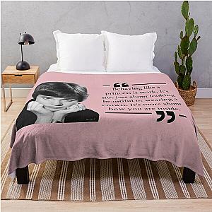 Julie Andrews Quote Throw Blanket