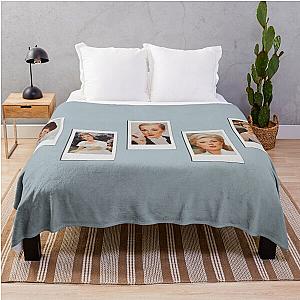 Julie Andrews Polaroids  Throw Blanket