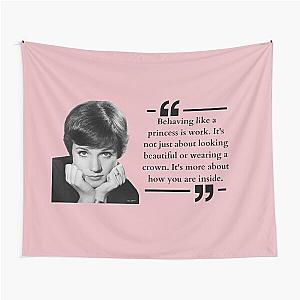 Julie Andrews Quote Tapestry