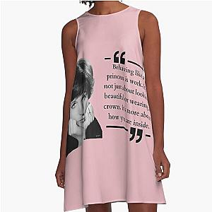 Julie Andrews Quote A-Line Dress