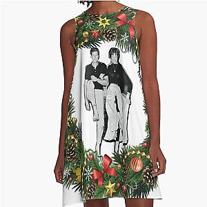 Dick Van Dyke and Julie Andrews in a Christmas Reef! A-Line Dress