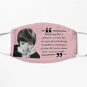 Julie Andrews Quote Flat Mask