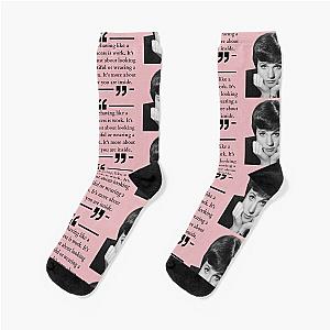 Julie Andrews Quote Socks