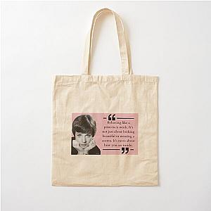 Julie Andrews Quote Cotton Tote Bag