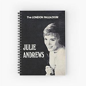 Julie Andrews Concert Poster Spiral Notebook