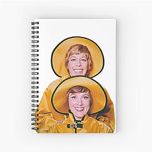 Julie Andrews and Carol Burnett Spiral Notebook