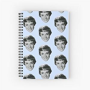 Julie Andrews Maria Von Trapp Head Spiral Notebook