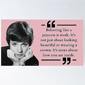 Julie Andrews Quote Poster