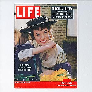 Julie Andrews on Cover of Life Magazine Cover 1954 Poster