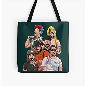 Julien Solomita And Jenna      All Over Print Tote Bag