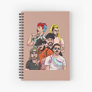 Julien Solomita And Jenna      Spiral Notebook