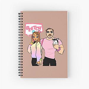 Julien Solomita And Jenna     Spiral Notebook