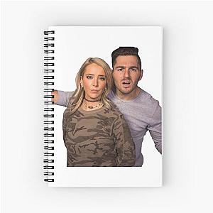 Jenna Marbles Julien Solomita Couple's Portrait Spiral Notebook