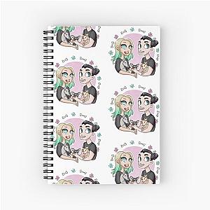 Jenna marbles Julien solomita dogs Spiral Notebook