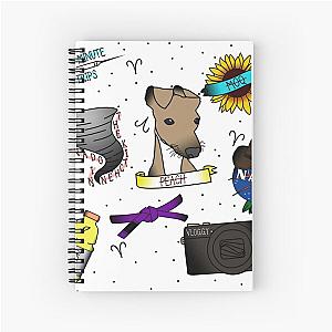 Julien Solomita Flash Tattoo Spiral Notebook