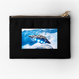 Jump Ship Teamwork In The Void Jump Ship Zipper Pouches