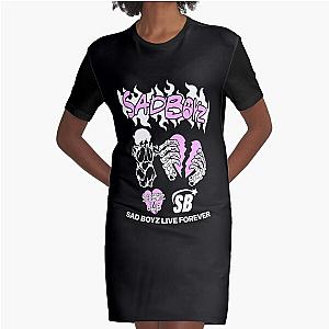 Junior H Merch Sad Boyz Graphic T-Shirt Dress