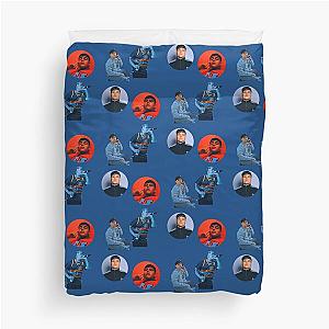 Junior H Sticker Pack - Junior H Stickers  Pin Duvet Cover