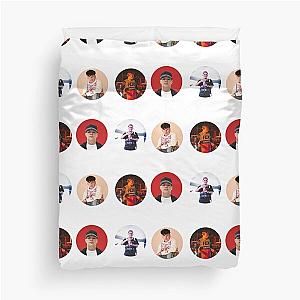 Junior H Sticker Funny Pack Duvet Cover