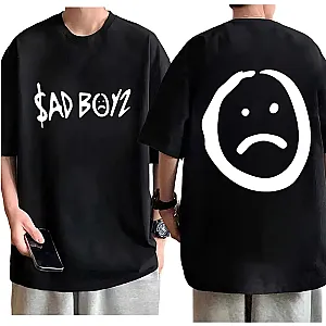 Singer Junior H Sad Boyz Double Sided Print T-shirt