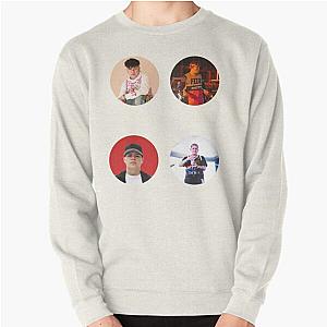 Junior H Sticker Funny Pack Pullover Sweatshirt