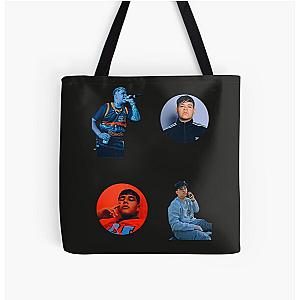 Junior H Sticker Pack - Junior H Stickers  Pin All Over Print Tote Bag