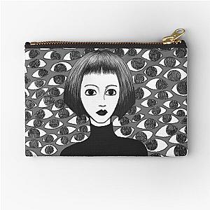 Black Eyes Zipper Pouch