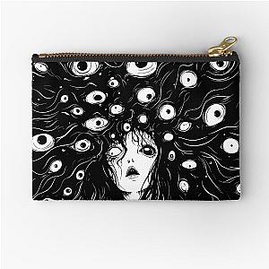 Eye of Horror - Japanese Manga-Style Creepy Design Zipper Pouch