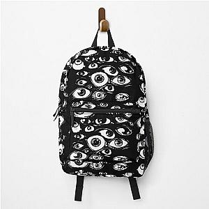 The evil eyes 2024 in BW of Evil eyes horror style Backpack