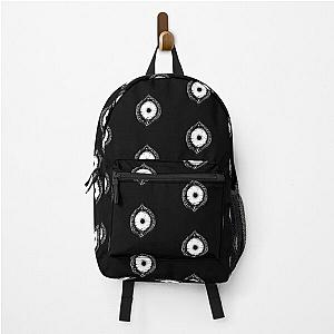 BW of Evil eye horror style Backpack