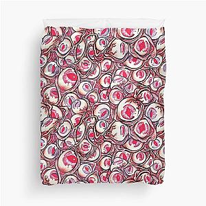 Wall of Slit Albino Eyes Duvet Cover